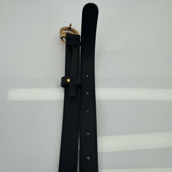 Gucci Black GG Marmont Thin Belt with Pearls 476342 90/36 - Picture 6 of 13